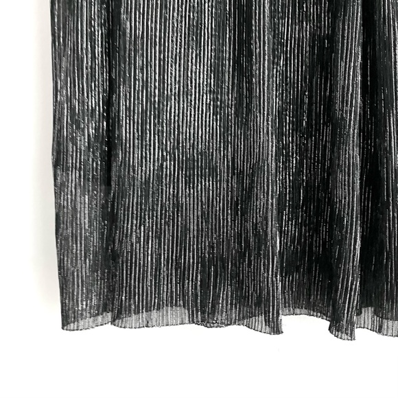 Isabel Marant Étoile Beatrice Gunmetal Metallic Skirt Size 38 - Picture 8 of 16